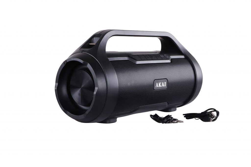 BOXE portabile AKAI, compact 2.0, RMS 15W, Bluetooth, conector Bluetooth, Jack 3.5mm, USB, negru, "ABTS-50"