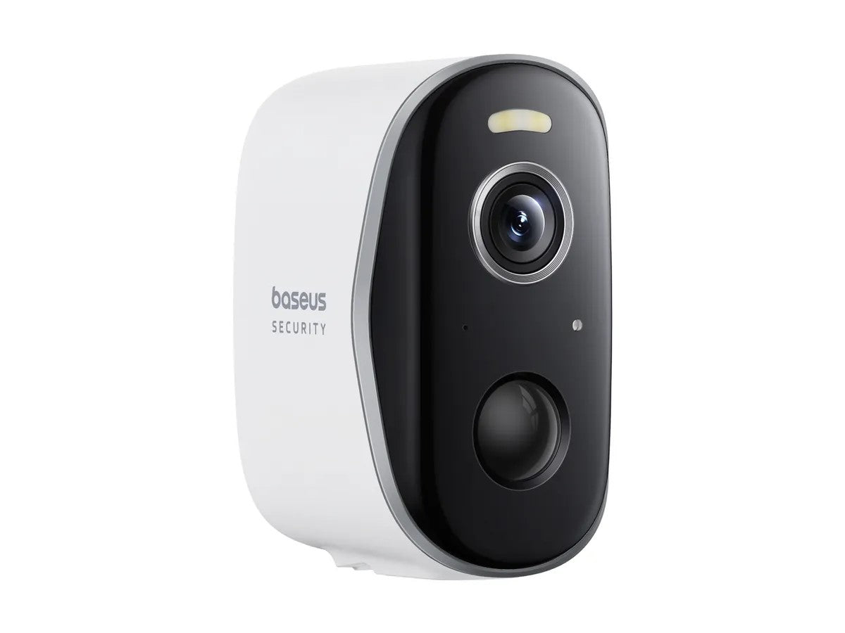 CAMERA IP Exterior Baseus N1 +, 2K, 2304 x 1296, acumulator integrat, unghi pana la 120 grade, IP67, dist. IR 30 m, tip lentila fixa 3 mm, 3 Mpx, wireless + RJ-45, slot SD card, "S0TZ002130" (timbru verde 0.8 lei)