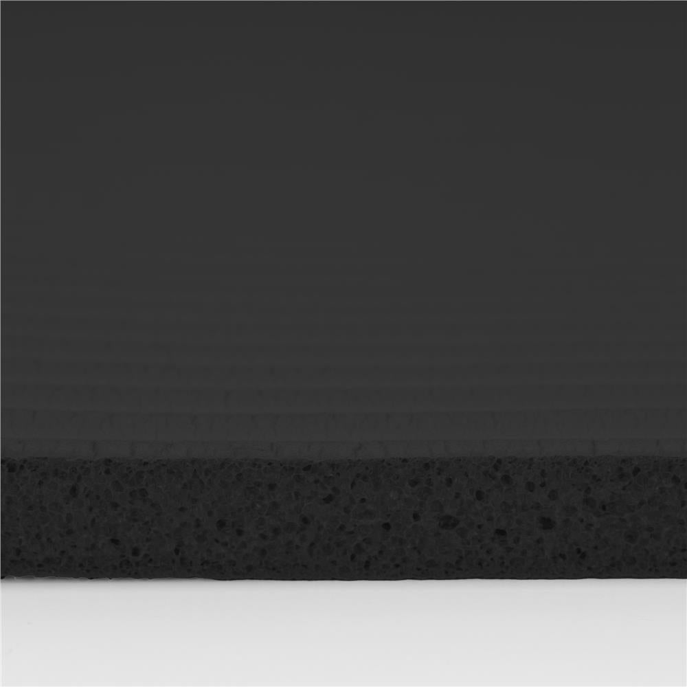 Saltea fitness antiderapanta din NBR, 183x61x1 cm, cu curea transport, negru