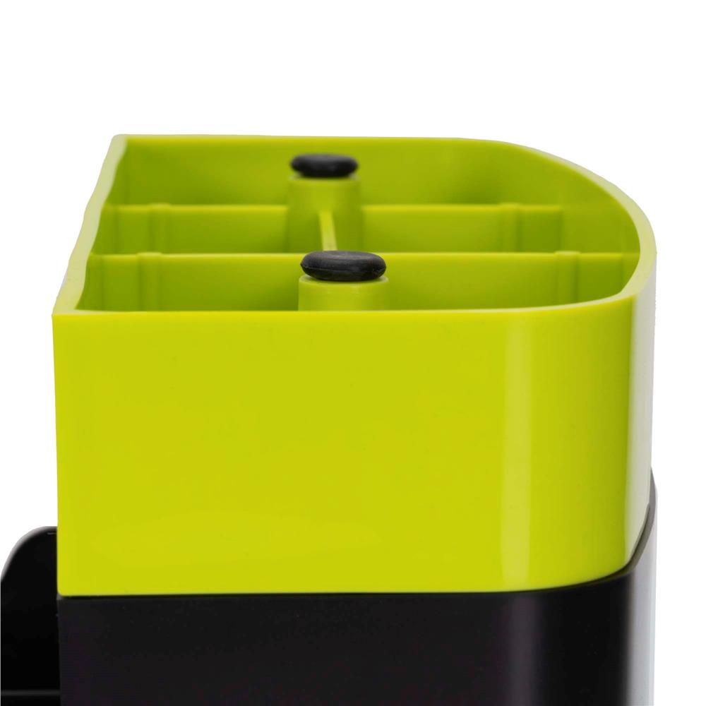 Stepper aerobic, ajustabil in 3 trepte, antiderapant, maxim 350 kg, 68x29x20 cm, negru si verde