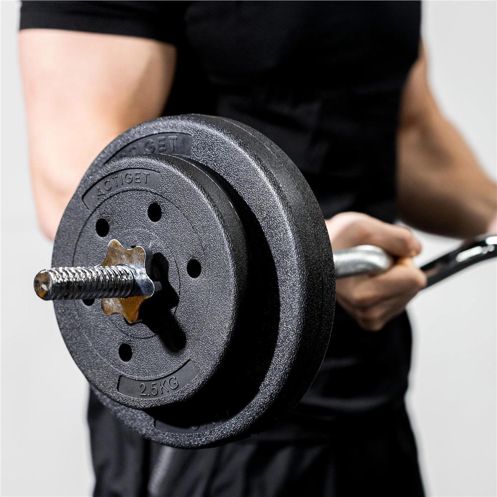 Disc greutate haltera, 2,5 kg, umplutura bitumica, invelist PP, 29 mm, negru
