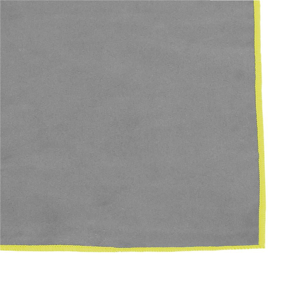 Prosop microfibra pentru plaja sau fitness, 180x100 cm, 200 GSM, uscare rapida, cu husa, gri