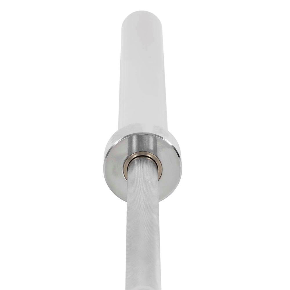 Bara olimpica pentru greutati 220 cm, diametru 50 mm, otel cromat, incarcare maxima 200 kg