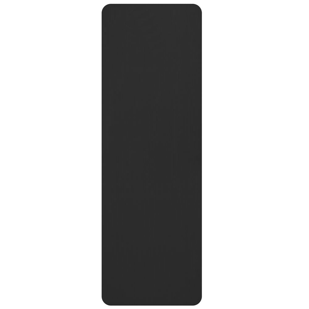 Saltea fitness antiderapanta din NBR, 183x61x2 cm, cu curea transport, negru