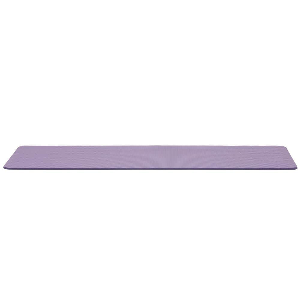 Saltea fitness antiderapanta din NBR, 183x61x2 cm, cu curea transport, mov