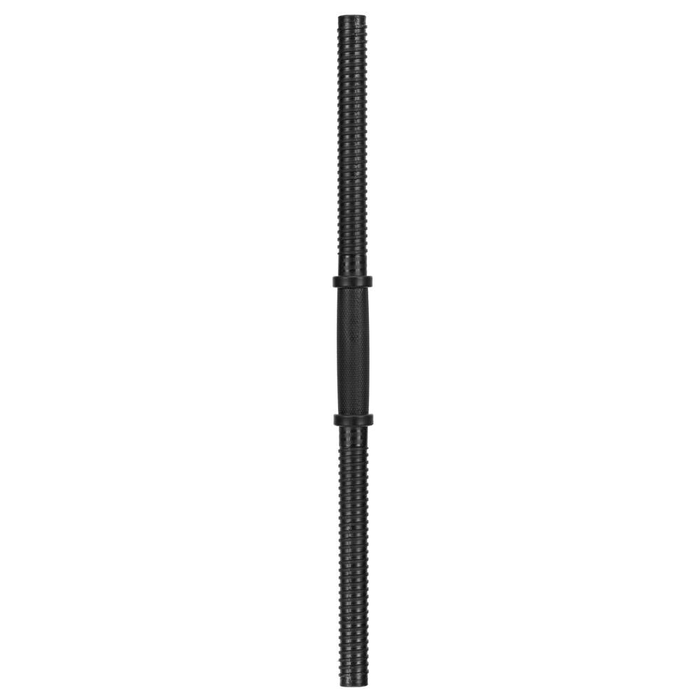 Set gantere si bara ajustabila 30 kg, 16 discuri, conector metalic cu spuma, negru
