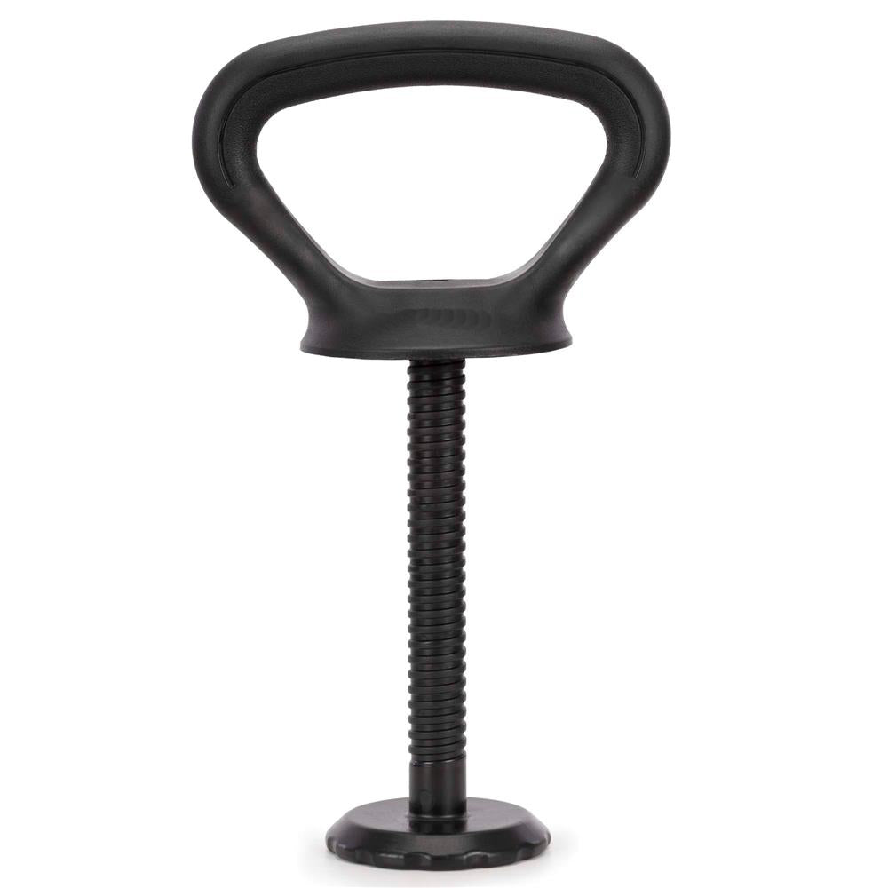 Set gantere, bara si kettlebell ajustabil 30 kg, 16 discuri, conector si suport dedicat, negru