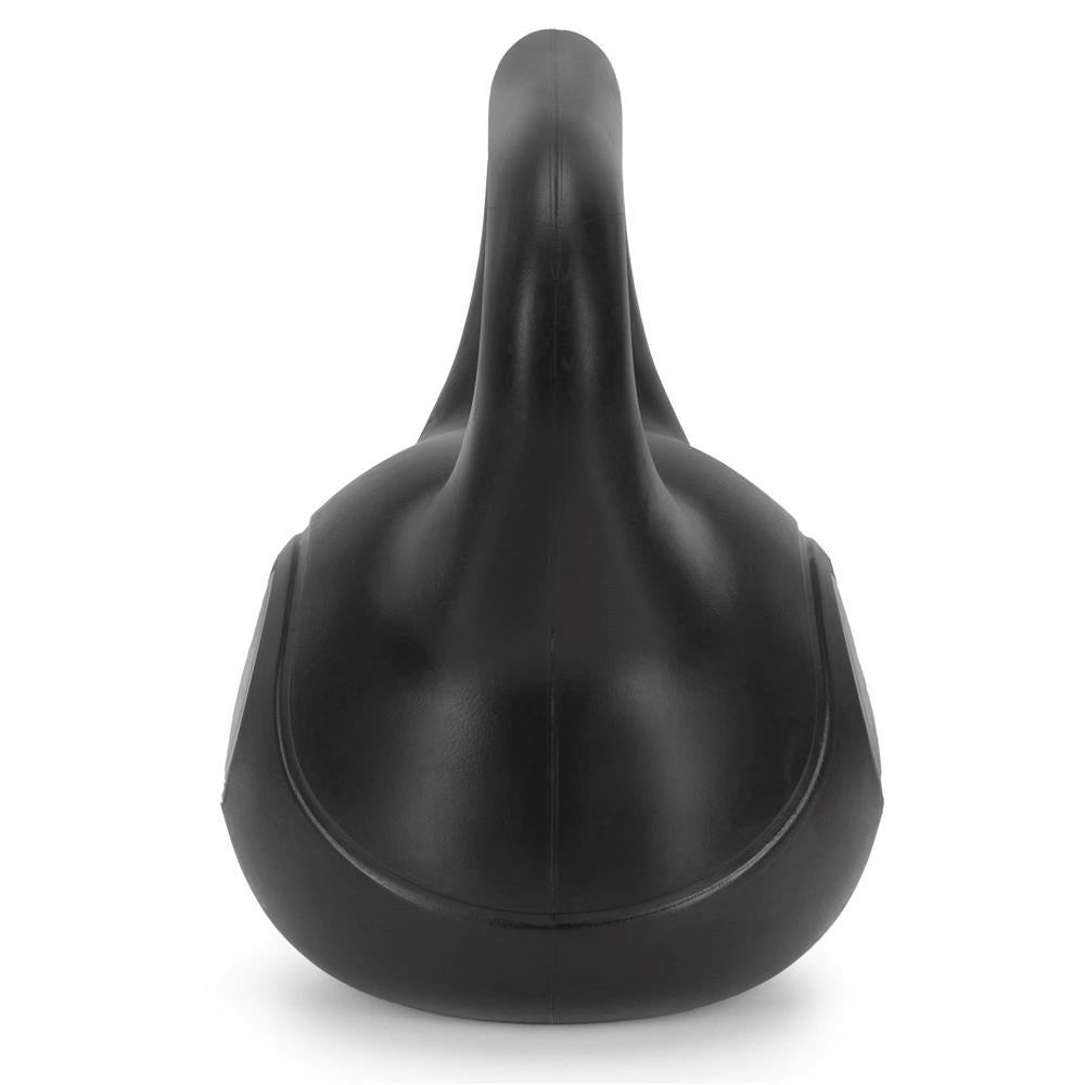 Kettlebell 6 kg, bitum cu invelis rezistent ABS, 24x21 cm, negru
