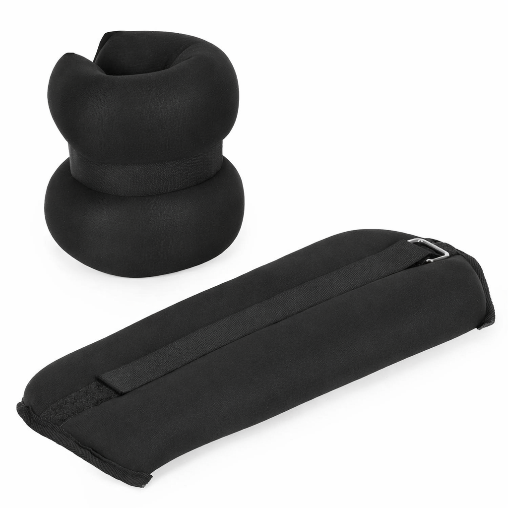 Greutati pentru incheietura mainii si glezna 2x3 kg, neopren si nisip fier, 36x15 cm, negru
