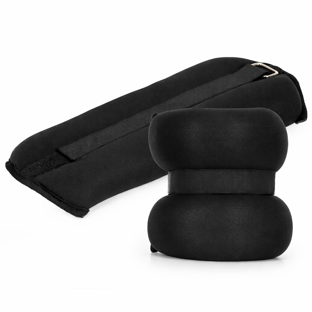 Greutati pentru incheietura mainii si glezna 2x3 kg, neopren si nisip fier, 36x15 cm, negru