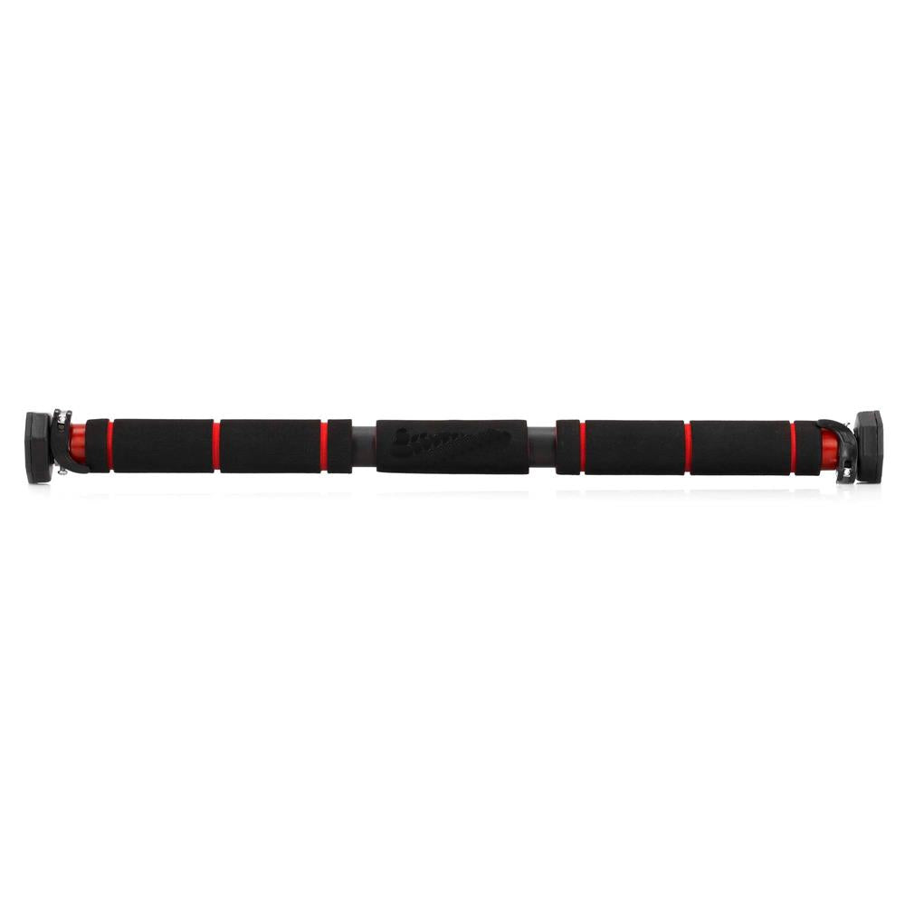 Bara tractiuni reglabila pentru usa 62-100 cm, otel si spuma NBR, capacitate 300 kg, negru