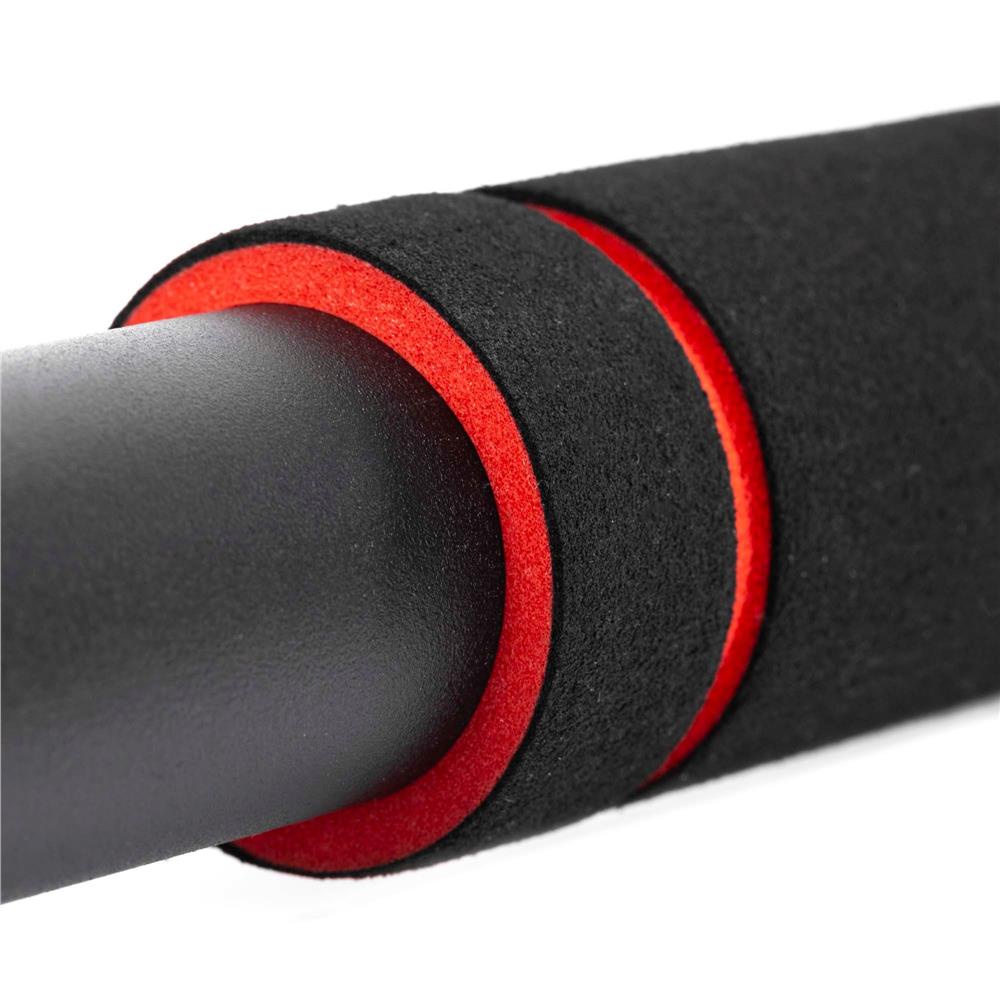 Bara tractiuni reglabila pentru usa 62-100 cm, otel si spuma NBR, capacitate 300 kg, negru