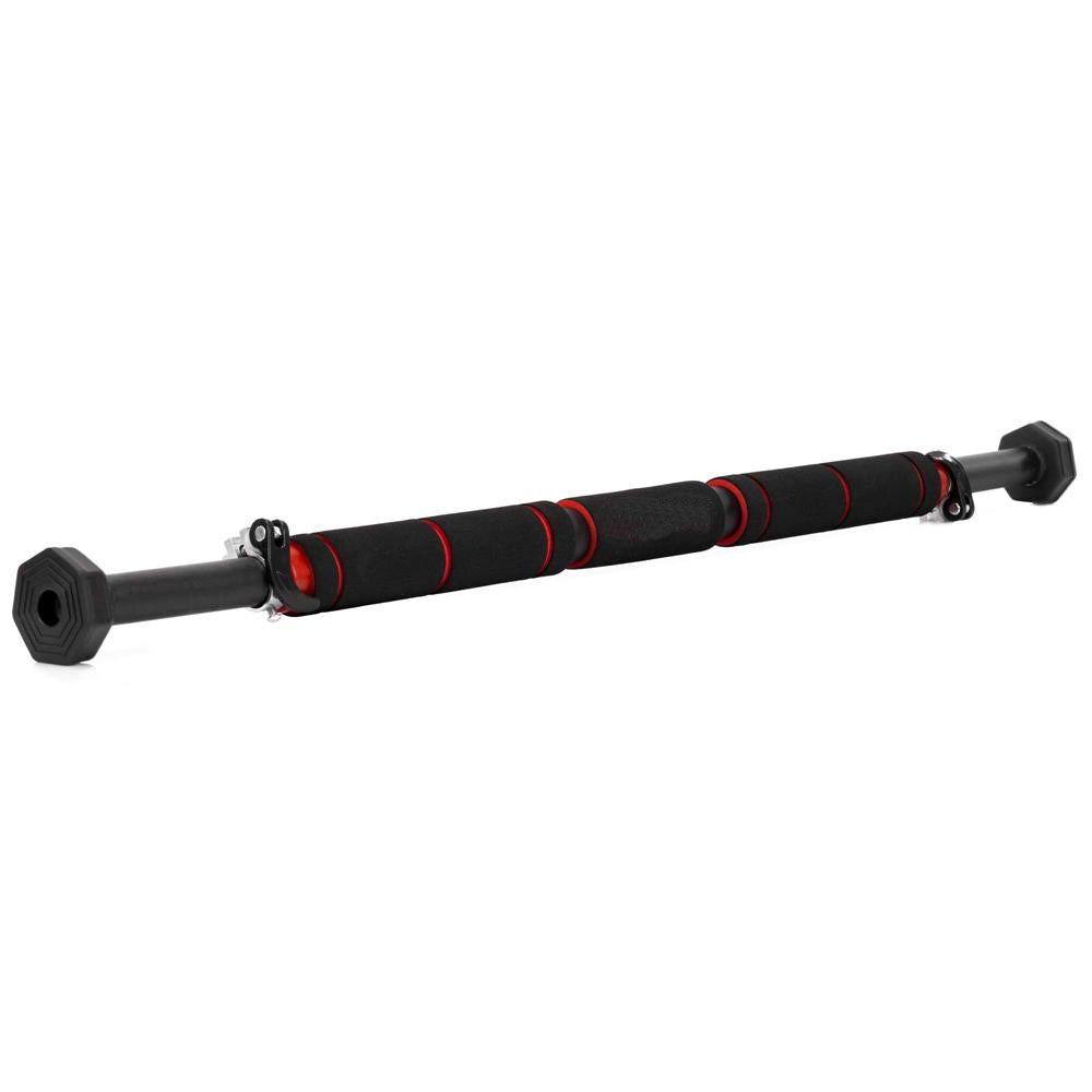 Bara tractiuni reglabila pentru usa 62-100 cm, otel si spuma NBR, capacitate 300 kg, negru