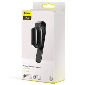 ORGANIZATOR auto Baseus Platinum Vehicle eyewear, poate fi utilizat pentru prindere ochelari sau cabluri, clips, negru "ACYJN-B01" - 6953156220119