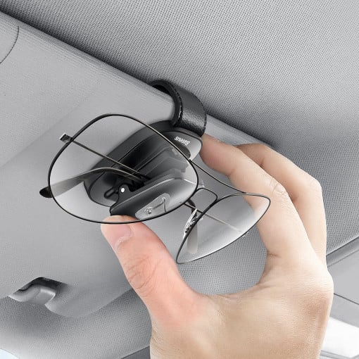 ORGANIZATOR auto Baseus Platinum Vehicle eyewear, poate fi utilizat pentru prindere ochelari sau cabluri, clips, negru "ACYJN-B01" - 6953156220119