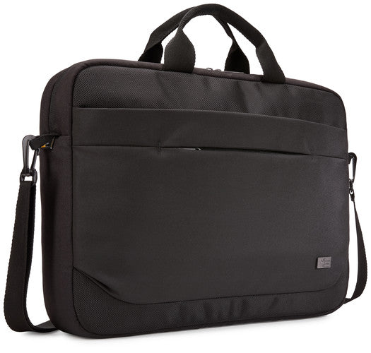 GEANTA CASE LOGIC, pt. notebook de max. 17.3 inch, 1 compartiment, buzunar frontal x 2, waterproof, poliester, negru, "ADVA-117 BLACK"/3204204