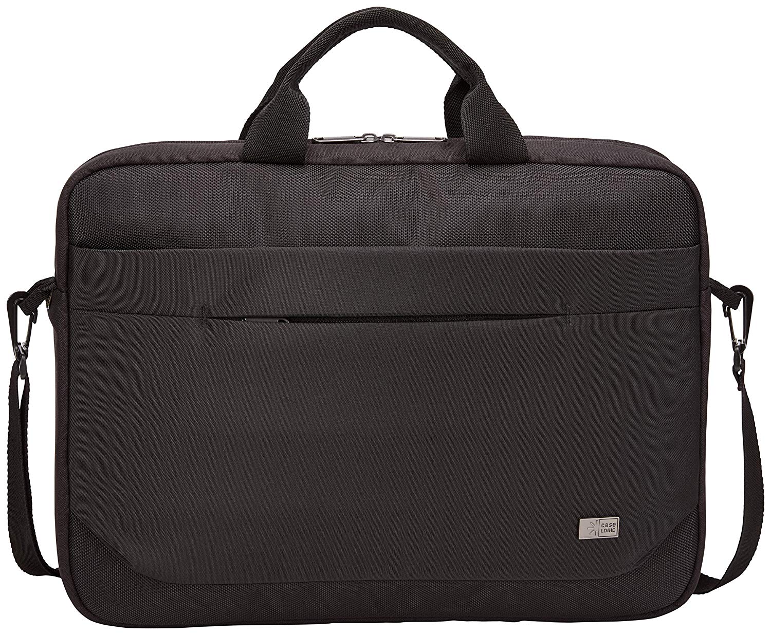 GEANTA CASE LOGIC, pt. notebook de max. 15.6 inch, 1 compartiment, buzunar frontal x 2, waterproof, poliester, negru, "ADVA-116 BLACK"/3203988
