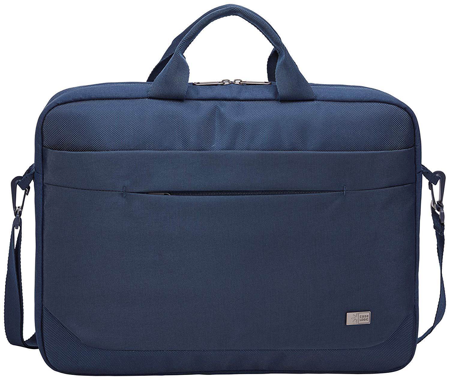 GEANTA CASE LOGIC, pt. notebook de max. 15.6 inch, 1 compartiment, buzunar frontal x 2, waterproof, poliester, albastru, "ADVA-116 DARK BLUE"/3203989