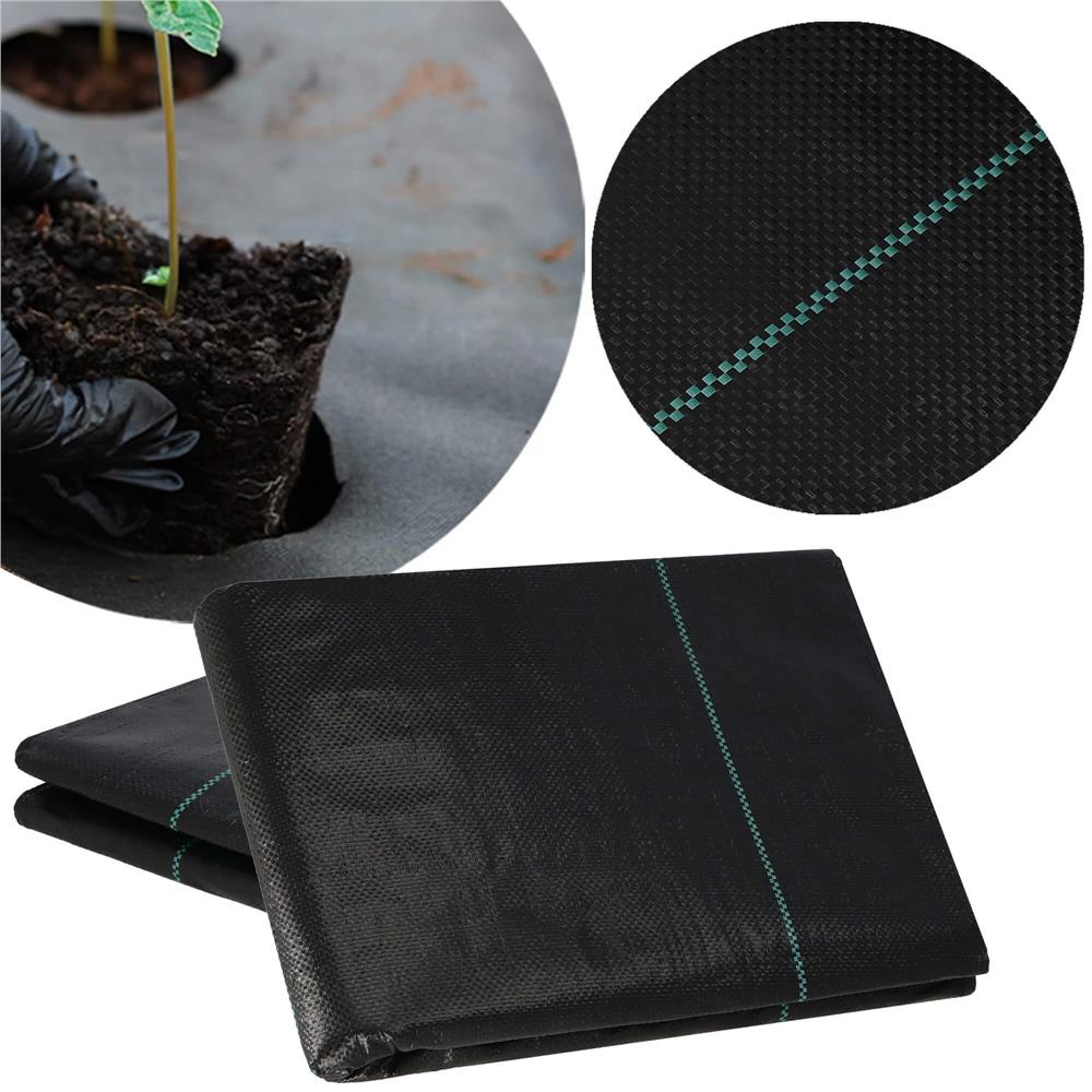 Folie agrotextil, mulcire, antiburuieni, filtru UV, 10 x 3.2metri, 90g/m2, negru