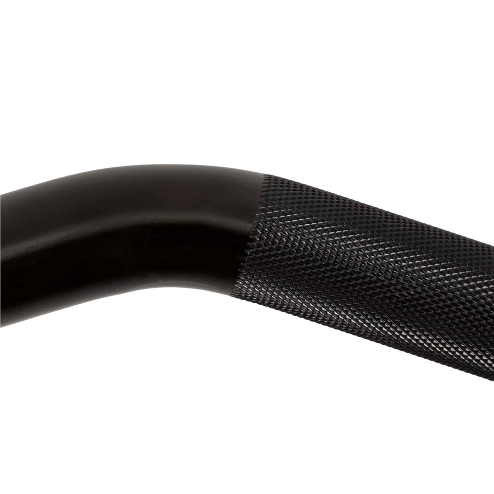 Bara haltera curbata Z pentru greutati 120 cm, diametru 25 mm, otel, incarcare maxima 140 kg, negru