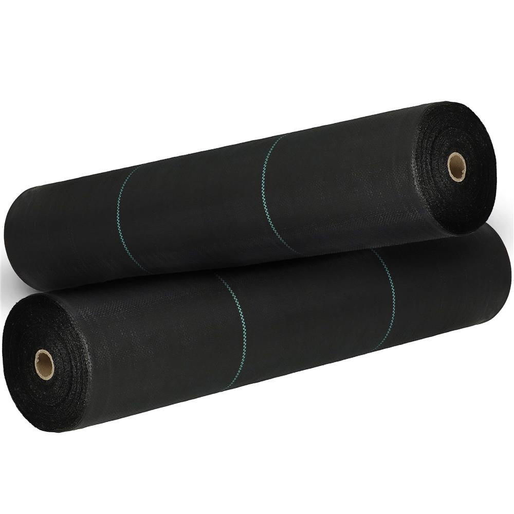 Folie agrotextil, mulcire, antiburuieni, filtru UV, 10 x 1.1metri, 90g/m2, negru
