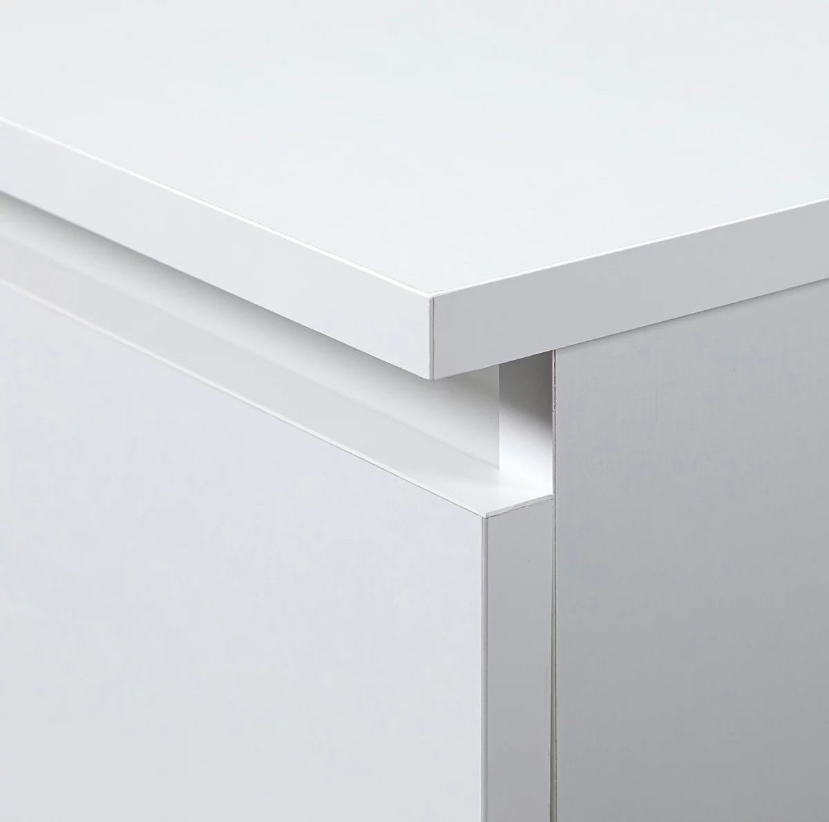 Dulap cu usa si 8 etajere, PAL laminat 16 mm, 80x35x180 cm, alb