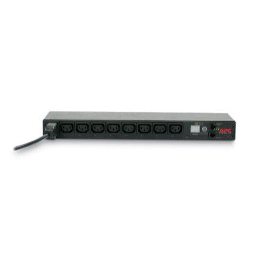 PDU APC, 1U pt. rack 19 inch, 8 prize IEC, intrare IEC, max 16 A, cablu 2.5 m, negru, "AP7921B"