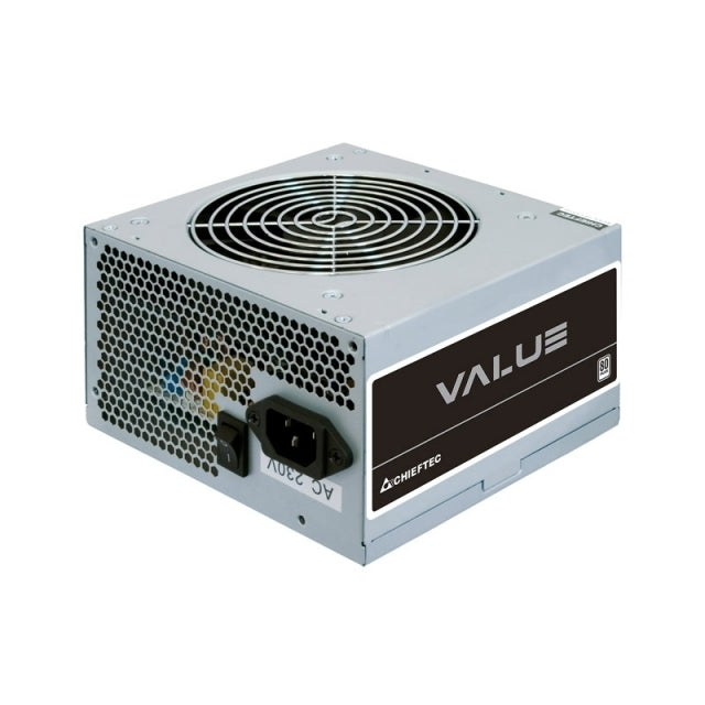 SURSA Chieftec Value 600 W, non-modulara, certificare 80 Plus, ventilator 120mm, CPU 4+4 pin x 1, PCI-E 6+2 pin x 2, SATA x 4, "APB-600B8"