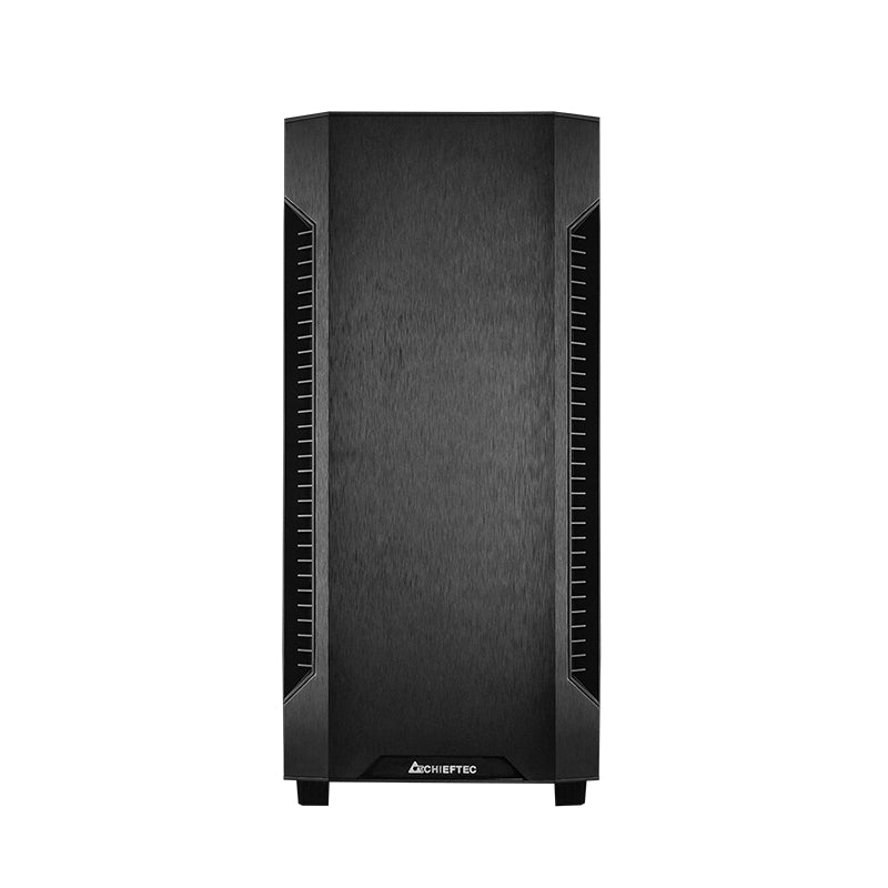 CARCASA CHIEFTEC ELOX, Middle Tower, Mini ITX, mATX, ATX, fara sursa, USB 3.0 x 2, USB 2.0 x 1, Jack 3.5mm x 2, mesh , "AS-01B-OP"