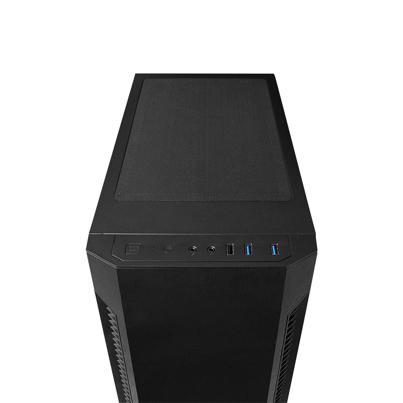 CARCASA CHIEFTEC ELOX, Middle Tower, Mini ITX, mATX, ATX, fara sursa, USB 3.0 x 2, USB 2.0 x 1, Jack 3.5mm x 2, mesh , "AS-01B-OP"