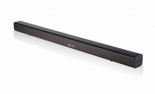 SOUNDBAR AKAI, soundbar 2.0, RMS Bluetooth 5.0, cu fir, telecomanda wireless, conector Bluetooth, alimentare 220V, Jack 3.5mm, HDMI, optic, USB, negru, "ASB-5L" (timbru verde 2 lei)