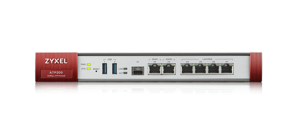 ROUTER ZYXEL ATP, wired, port LAN 10/100 x 4, port WAN 10/100 x 1, "ATP200-EU0102F"