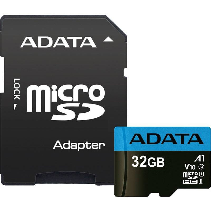 CARD MicroSD ADATA, 32 GB, MicroSDXC, clasa 10, standard UHS-I U1 "AUSDH32GUICL10A1-RA1"