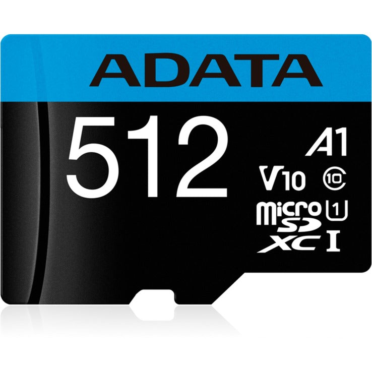CARD MicroSD ADATA, 512 GB, MicroSDXC, clasa 10, standard UHS-I U1, "AUSDX512GUICL10A1-RA1"