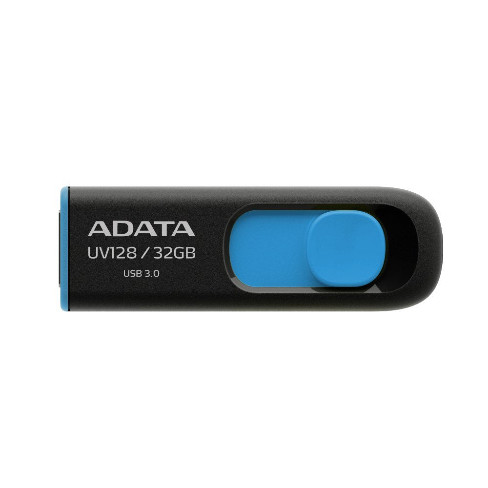 MEMORIE USB 3.0 ADATA, 32 GB,AUV128, negru / albastru "AUV128-32G-RBE"