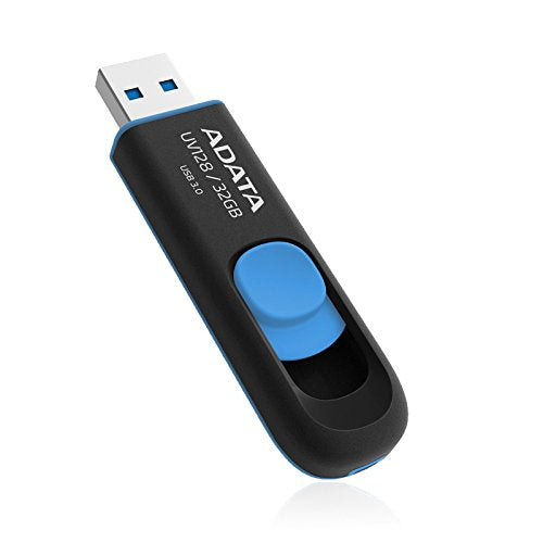 MEMORIE USB 3.0 ADATA, 32 GB,AUV128, negru / albastru "AUV128-32G-RBE"