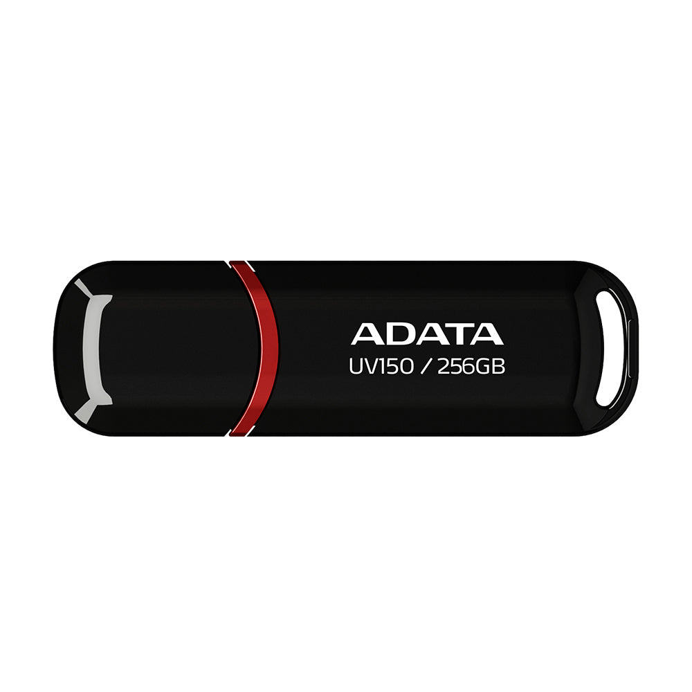 MEMORIE USB 3.2 ADATA 256 GB, cu capac, carcasa plastic, negru "AUV150-256G-RBK"