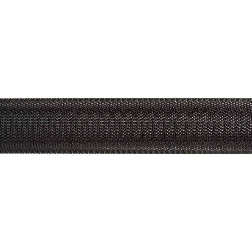Bara haltera dreapta pentru greutati 120 cm, diametru 25 mm, otel, incarcare maxima 140 kg, negru
