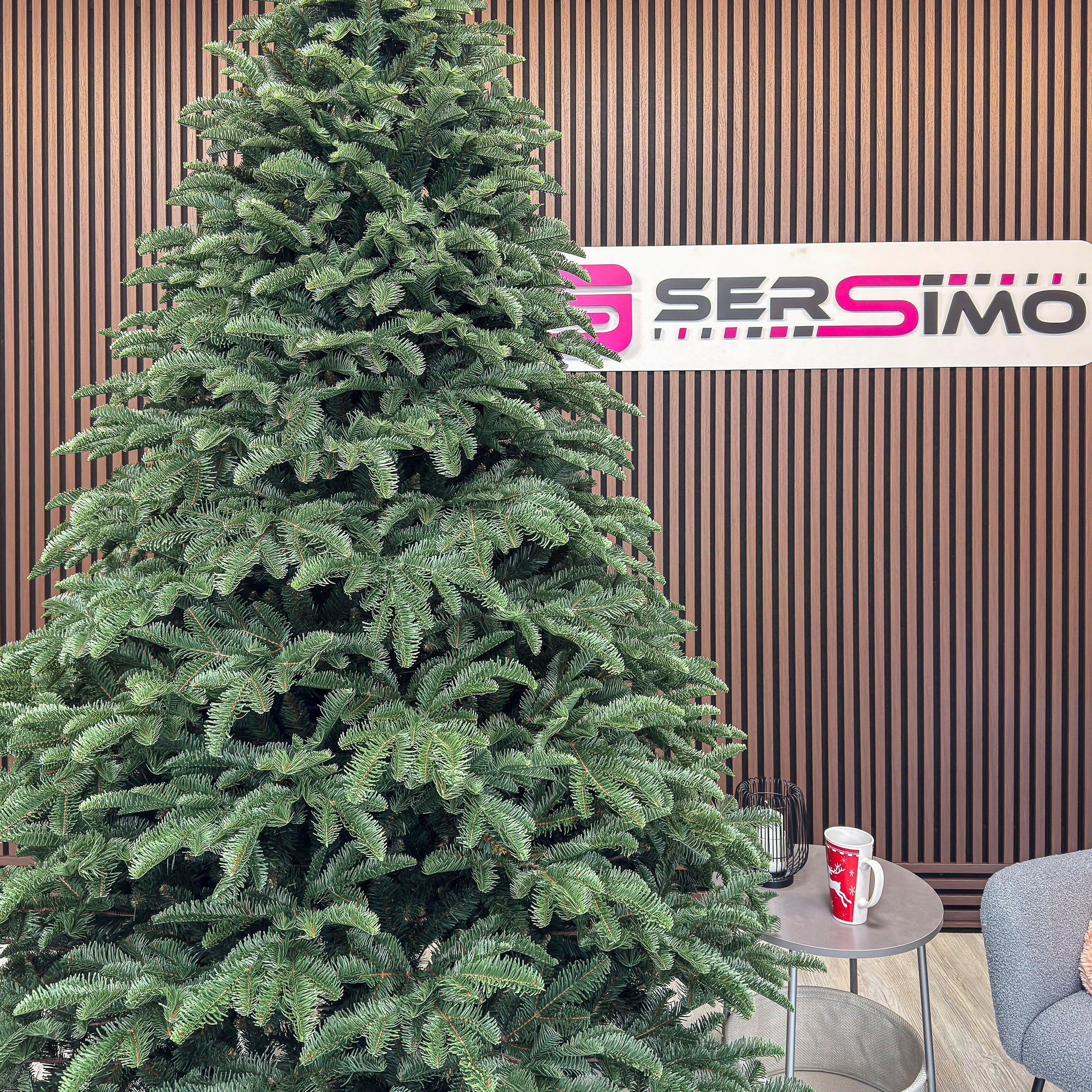 Brad artificial Christmas Deluxe by Sersimo, Alaska, verde, mix 2D+3D, 250 cm