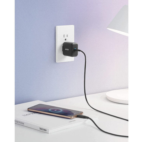 Incarcator retea Anker, Powerport III, 25W, PowerIQ 3.0, 1 x USB-C, negru, "A2058H11" - 0194644054038