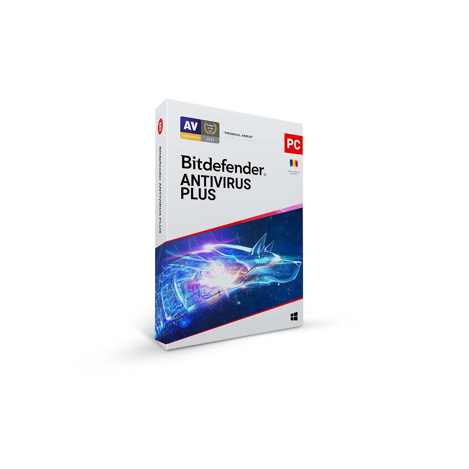 LICENTA Bitdefender Antivirus Plus, 3 utilizatori, 2 ani pt. PC, retail "AV03ZZCSN2403BEN"- valabile doar pe teritoriul Romaniei