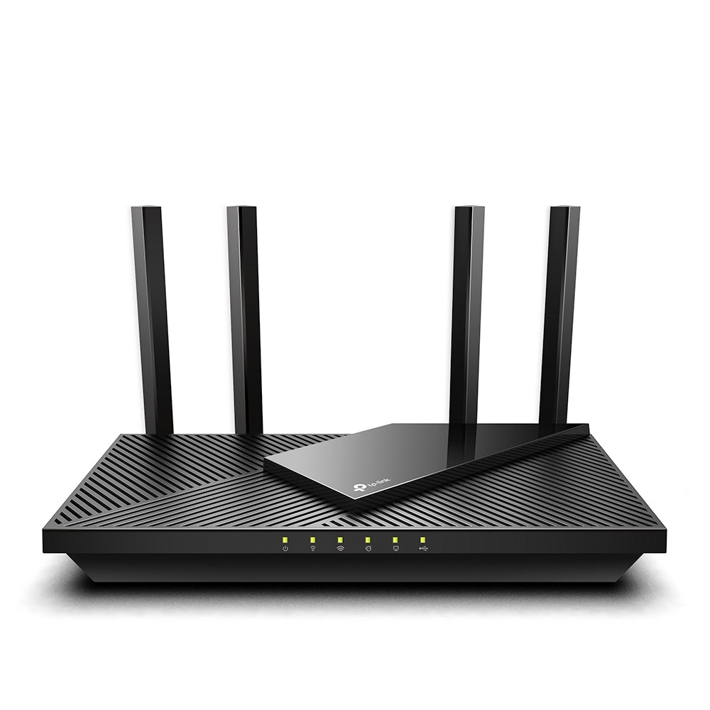 ROUTER TP-LINK wireless AX3000, 3000Mbps,1 x WAN Gigabit, 4 porturi Gigabit,1 x USB 3.1, 2.4 Ghz/5 Ghz dual band, 4 antene externe, WI-FI 6 "Archer AX55"