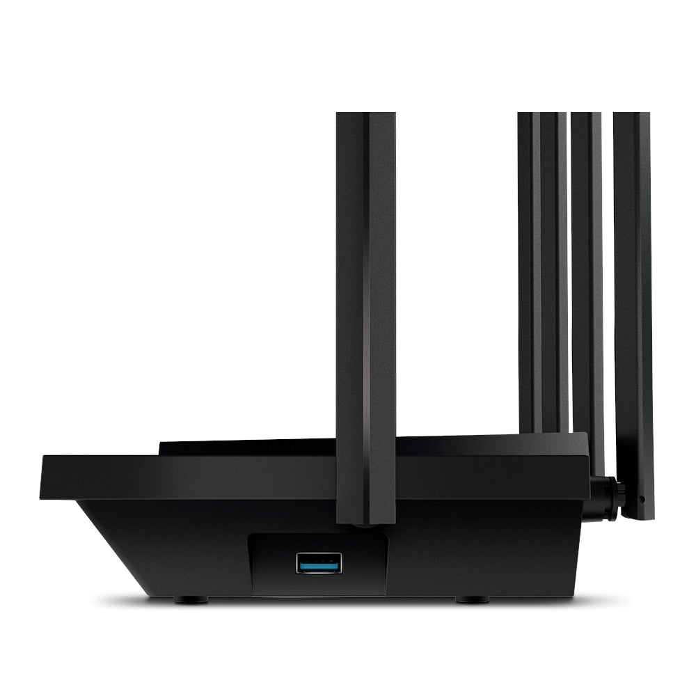 ROUTER TP-LINK wireless AX5400, 5400Mbps,1 x WAN Gigabit, 4 porturi Gigabit,1 x USB 3.0, 2.4 Ghz/5 Ghz dual band, 6 antene externe, WI-FI 6 "Archer AX72"
