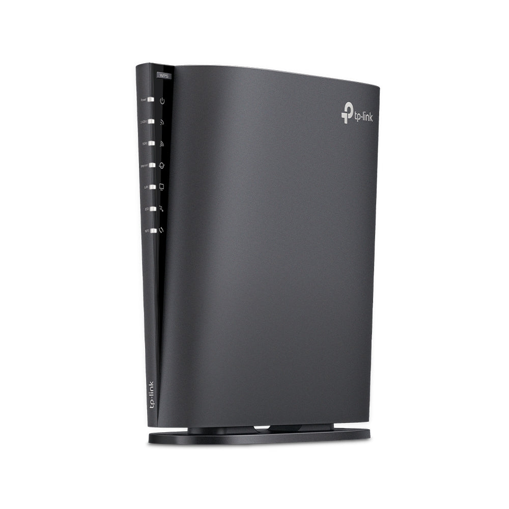 ROUTER TP-LINK wireless AX6000,1 x 2.5 Gbps WAN/LAN, 1 x 1 Gbps WAN/LAN, 3 x Gigabit LAN si 1 x USB 3.0, 2.4 Ghz/5 Ghz dual band, 4 antene interne, WI-FI 6 "Archer AX80"