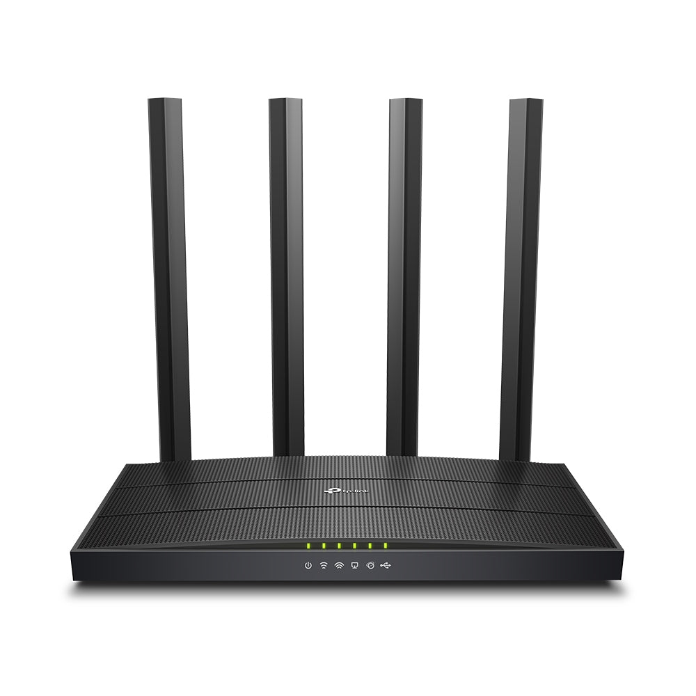 ROUTER TP-LINK wireless 1200Mbps, 4 porturi 10/100/1000Mbps,1 x WAN Gigabit, 4 antene externe, Dual Band AC1200 "Archer C6U"