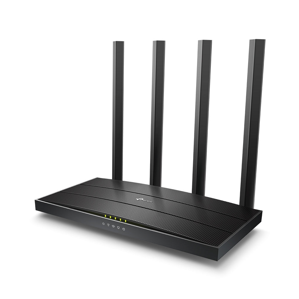 ROUTER TP-LINK wireless 1900Mbps, MU-MIMO, 4 porturi Gigabit, 4 antene externe, Dual Band 2.4 GHz+5 GHz AC1900 "Archer C80"