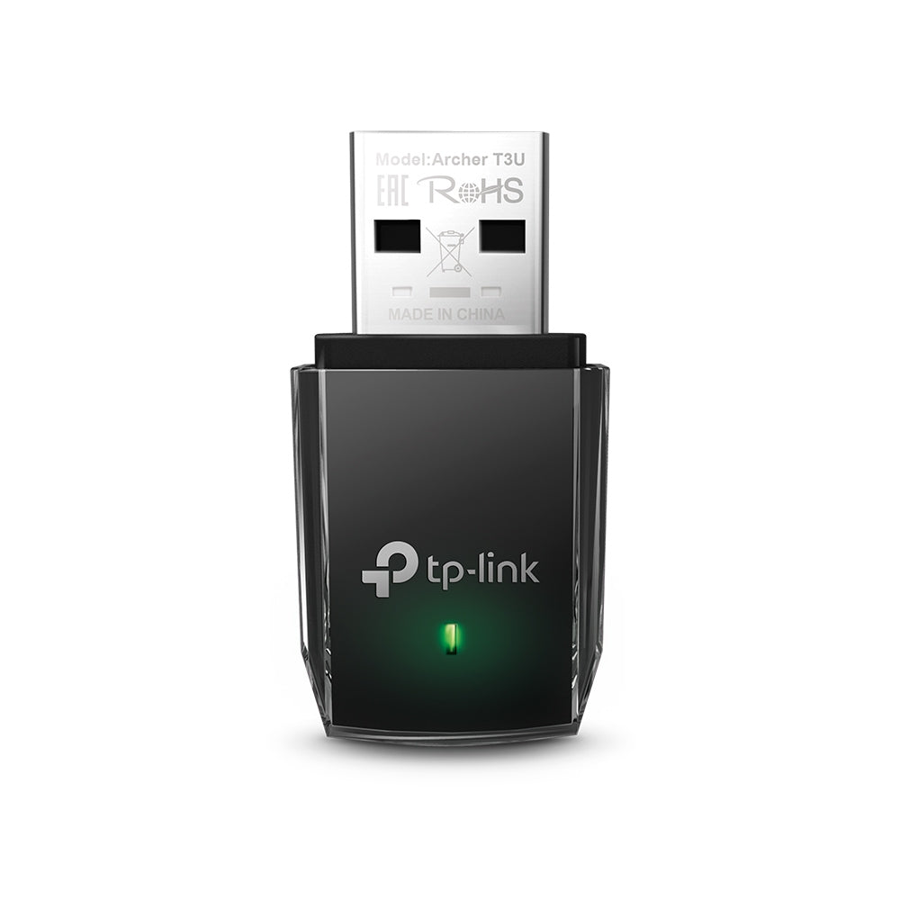ADAPTOR RETEA TP-LINK AC1300, extern wireless 2.4 GHz | 5 GHz, USB 3.0, port, 1300 Mbps, antena interna x 1, "Archer T3U"