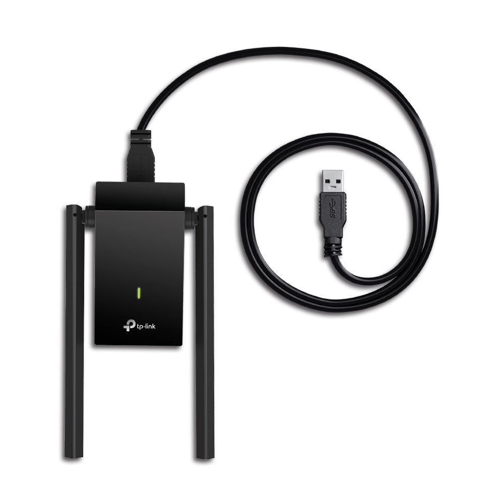 ADAPTOR RETEA TP-LINK AC1300, extern wireless 2.4 GHz | 5 GHz, USB 3.0, port, 867 Mbps, antena externa x 2, "Archer T4U Plus"