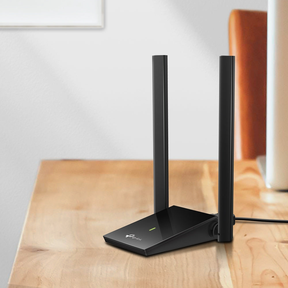 ADAPTOR RETEA TP-LINK AC1300, extern wireless 2.4 GHz | 5 GHz, USB 3.0, port, 867 Mbps, antena externa x 2, "Archer T4U Plus"