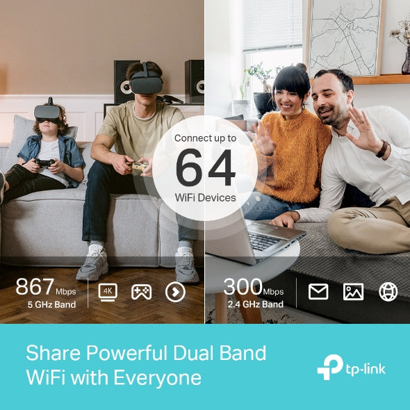 ROUTER TP-LINK wireless. 4G LTE (desktop), 1600Mbps. 3 porturi 10/100/1000Mbps + 1 WAN/LAN Gigabit, Dual Band "Archer MR600"